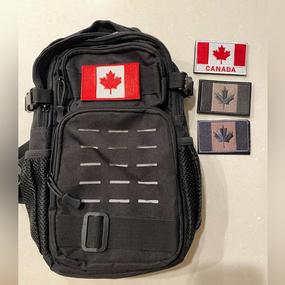 Black Tactical Sling Bag - Picture 12 of 12